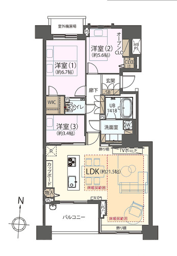 ライオンズスクエア用賀の物件画像