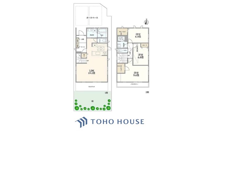 間取り テーマの統一されたこの住まいはすべてがお気に入りの空間となるんだろう。