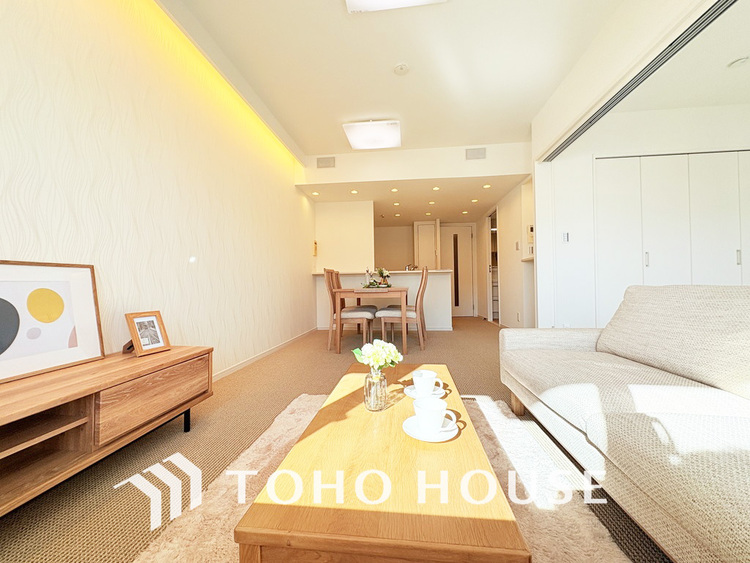 内装 ゆったりとくつろげる上質なリビングダイニング