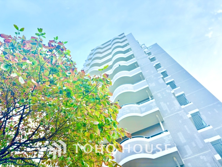 外観 堂々とした広さを誇るリビングは、優雅な開放感と安心感を兼ね備えた上質な空間。ご家族の時間を一層贅沢に演出します。