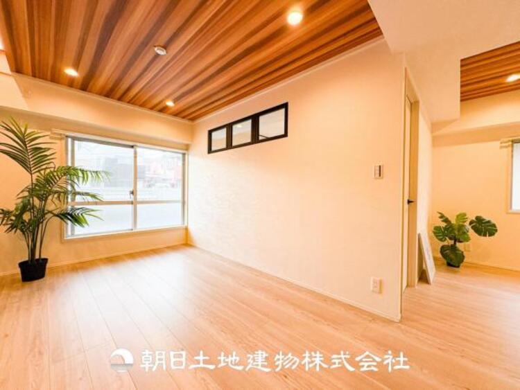 居間 リビングで家族との時間、自分の時間を大切にできる空間を作りました。