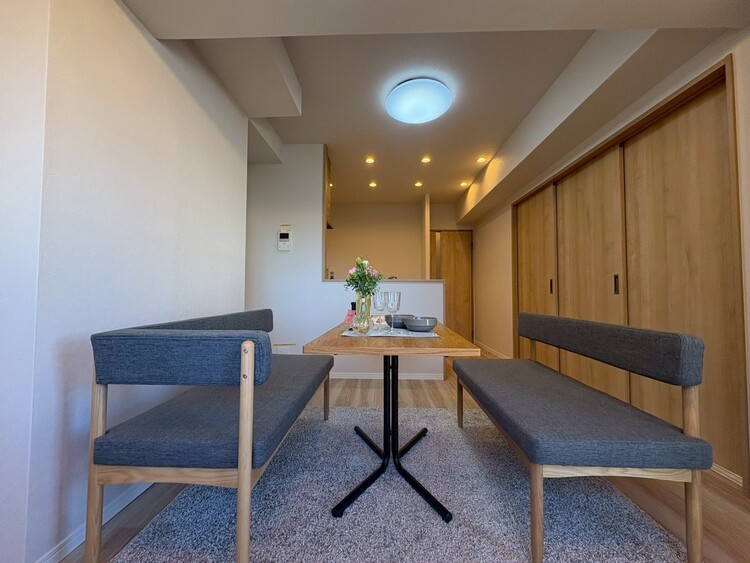 居間 ひとつひとつの空間に宿した機能性、そして美意識。