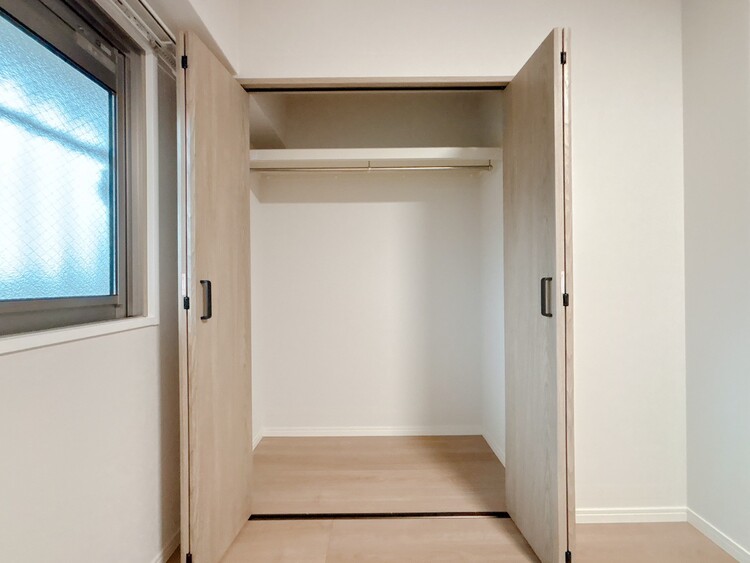収納 居室にはクローゼットがあり、荷物もスッキリ収納して快適にお過ごしいただけます。