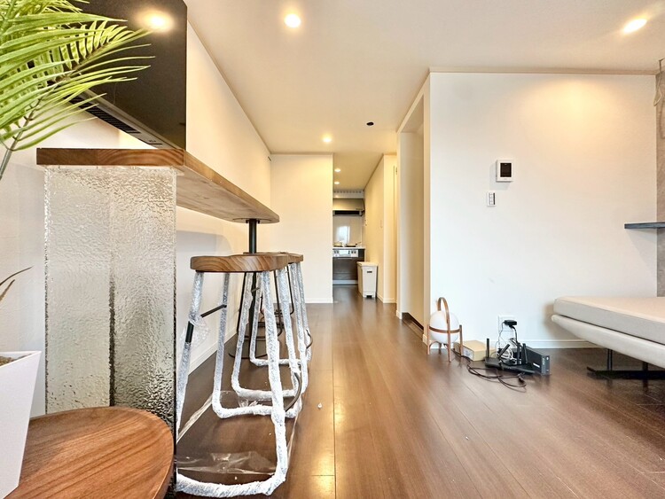 居間 豊かな居住性と、安心感を満たすクオリティが見事に調和した住空間。