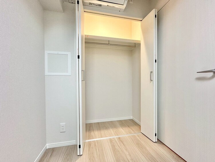 収納 居室にはクローゼットがあり、荷物もスッキリ収納して快適にお過ごしいただけます。