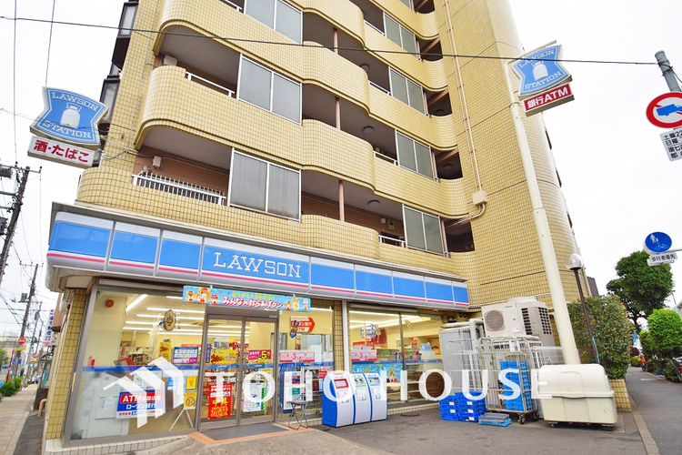 周辺 ローソン 上馬二丁目店　距離300ｍ