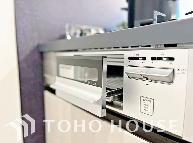 キッチン 【KITCHEN】◆家族のおはよう◆の声を笑顔で迎えてあげられるシステムキッチン。朝ごはんが楽しみでちょっと早起きしたくなるんです。