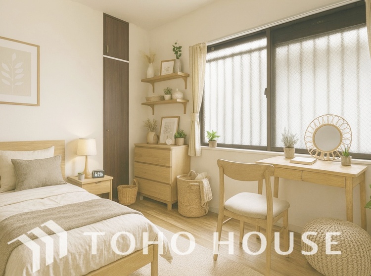 内装 ＊配置してある家具や小物はCGによるイメージ画像です。【ROOM】感性を育むプライベートルームはシンプルでスマートな空間。