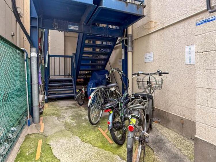 その他 敷地内に設けられた駐輪スペース。