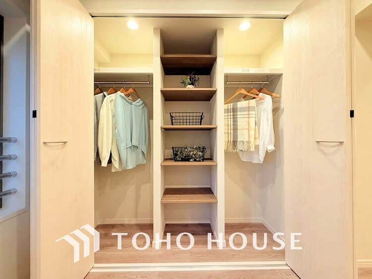 収納 収納スペースを完備、荷物が多い方でも安心の収納力