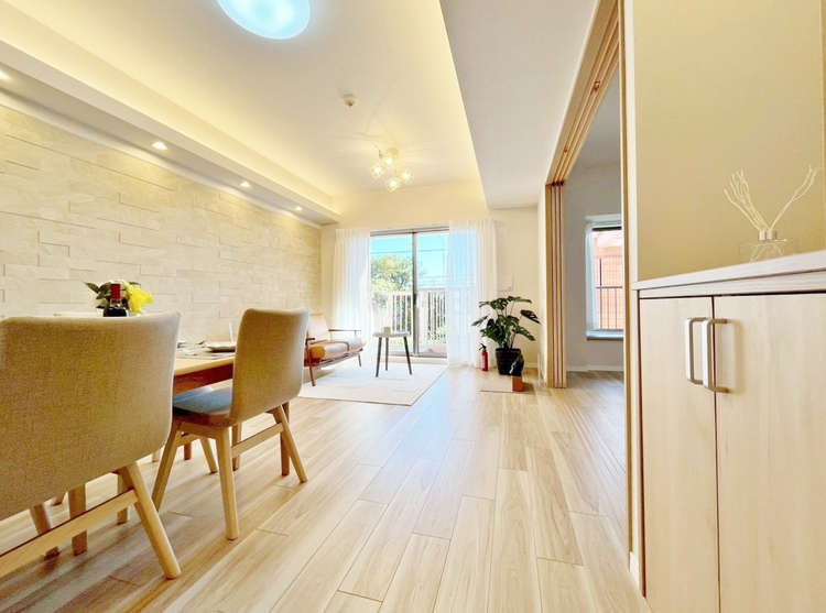 居間 「空間が織り成すひとつ先の住み心地」を演出します。