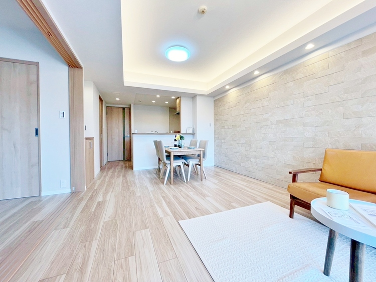 居間 ひとつひとつの空間に宿した機能性、そして美意識。