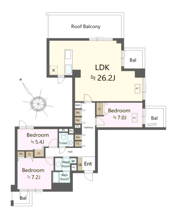 その他 3LDK、専有面積108.51m2