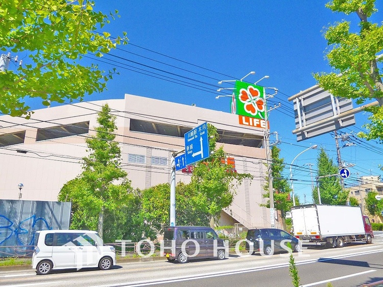 周辺 ライフ 子母口店　距離450ｍ