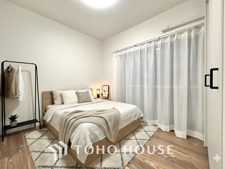 内装 ＊配置してある家具や小物はCGによるイメージ画像です。感性を育むプライベートルームはシンプルでスマートな空間。