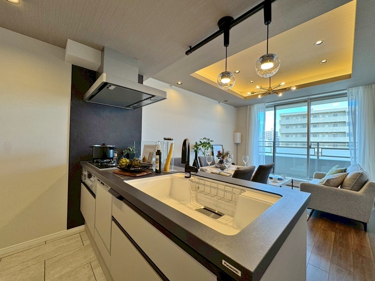 その他 開放感のあるキッチンスペース。調理をしながら、会話も弾みそうですね。