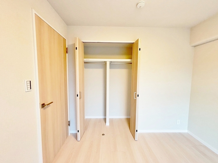 収納 居室にはクローゼットがあり、荷物もスッキリ収納して快適にお過ごしいただけます。