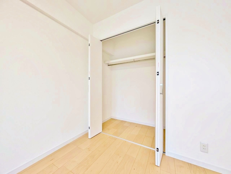 収納 居室にはクローゼットがあり、荷物もスッキリ収納して快適にお過ごしいただけます。