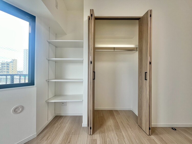 収納 居室にはクローゼットがあり、荷物もスッキリ収納して快適にお過ごしいただけます。