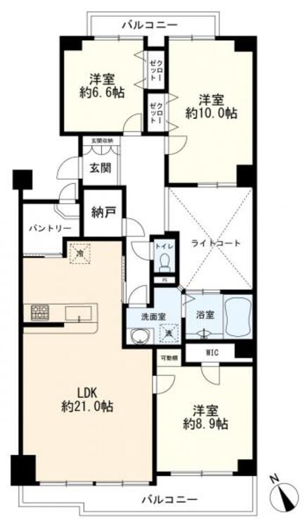 間取り ３ＬＤＫ