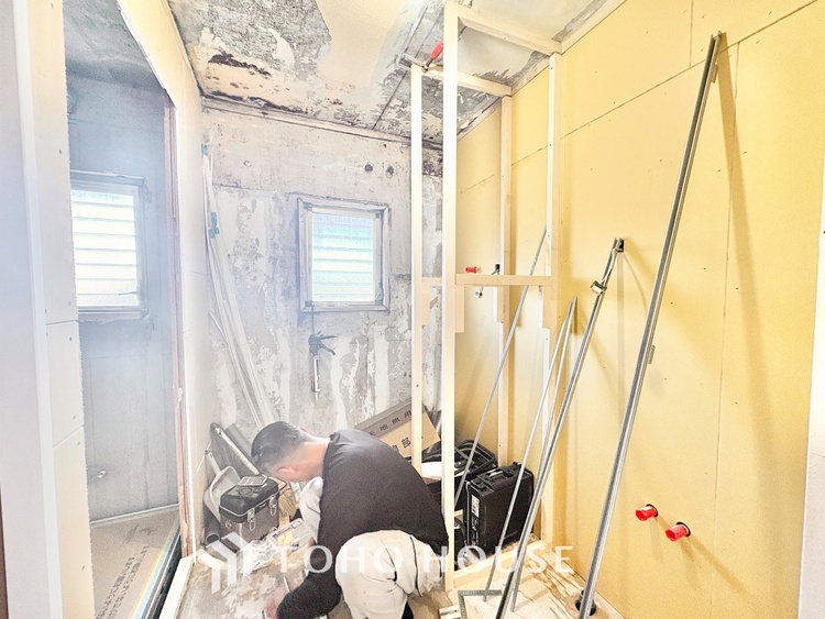 洗面 ◆洗面◆清潔感のある水回り。白で統一されたスタイリッシュな空間。毎日使う場所だから究極にシンプルにこだわりました。