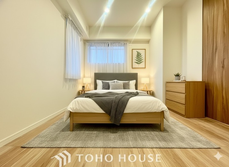 内装 【PRIVATE ROOM】◆快適◆な暮らしに不可欠な収納スペース。快適さとともに思い出も詰まっていく。※配置してある家具や小物はCGによるイメージ画像です。