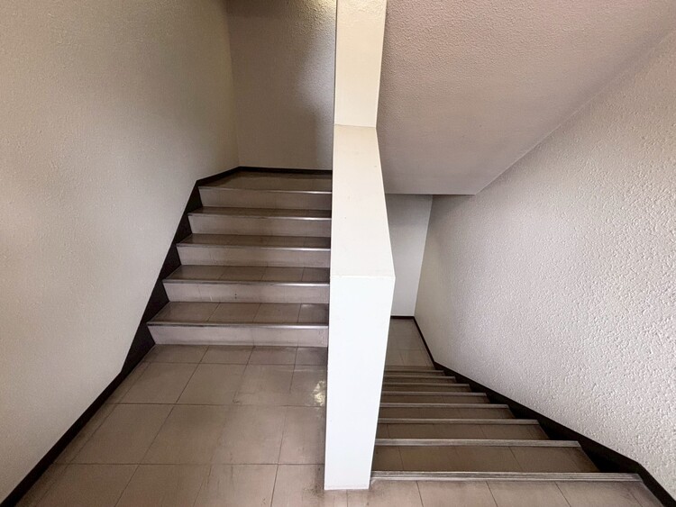 その他 共用部の階段です。明るく清潔に管理されています。