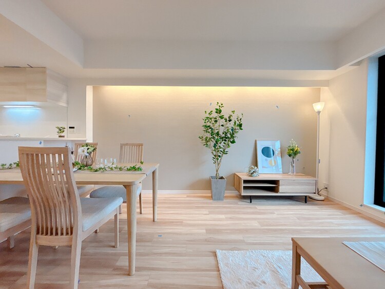 居間 豊かな居住性と、安心感を満たすクオリティが見事に調和した住空間。