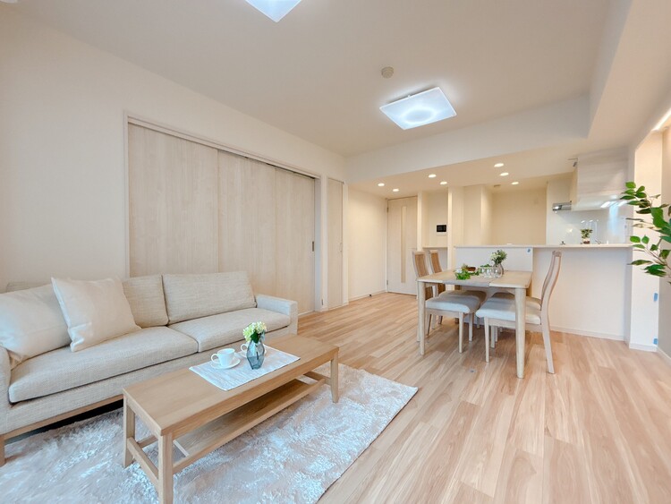 居間 ひとつひとつの空間に宿した機能性、そして美意識。