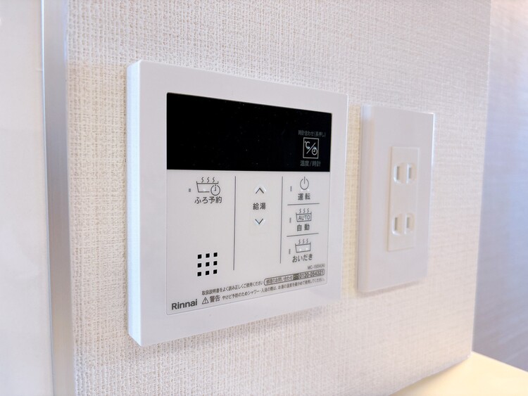 設備 見やすい画面で操作しやすい給湯パネルです。