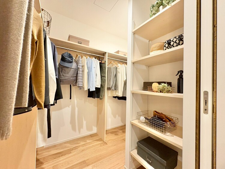 収納 暮らし心地を大きく左右する収納を、適材適所に配置し使い勝手を考慮しました。