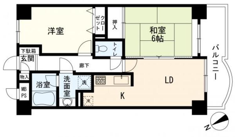 間取り ２ＬＤＫ