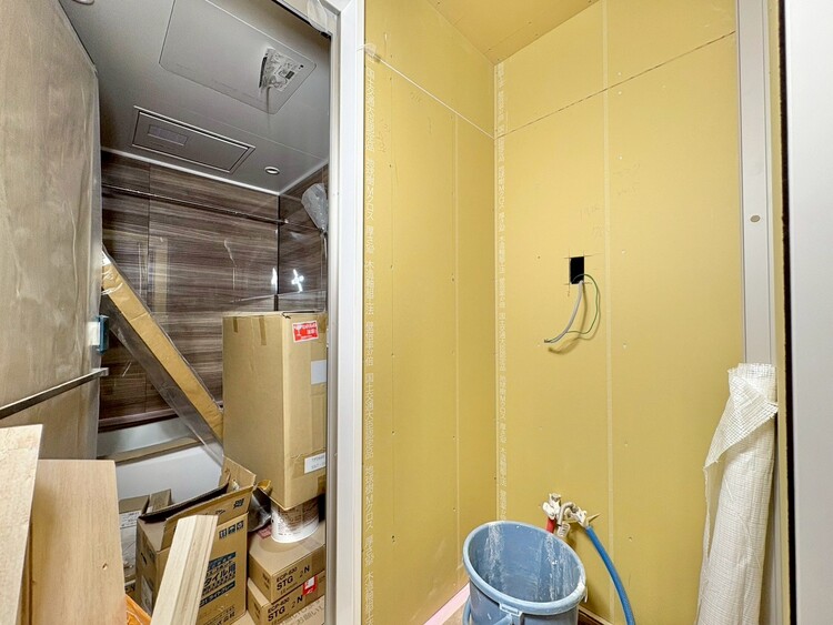 その他 清潔感を感じられる洗面化粧台。