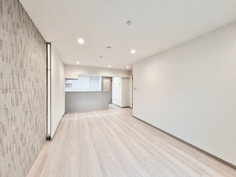 居間 シンプルな内装と偏り過ぎないデザインで統一しました。