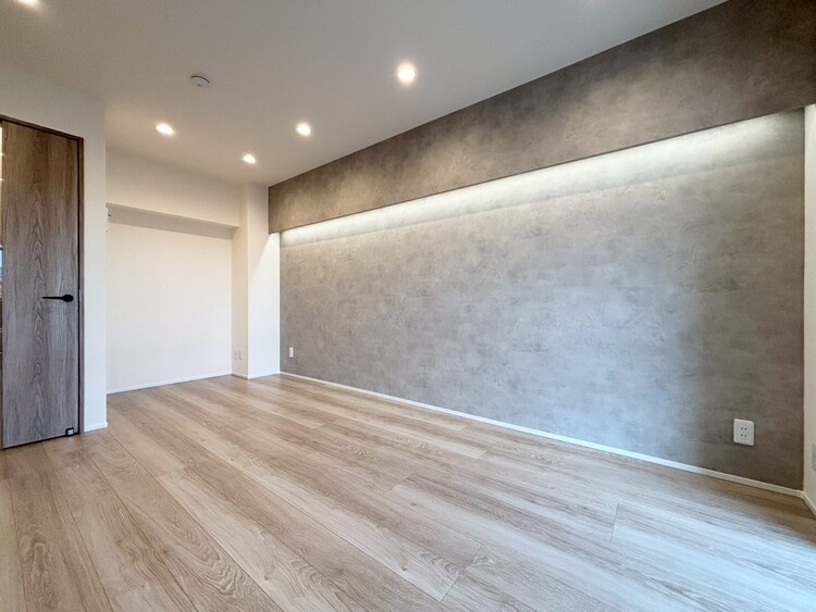 居間 シンプルな内装と偏り過ぎないデザインで統一しました。