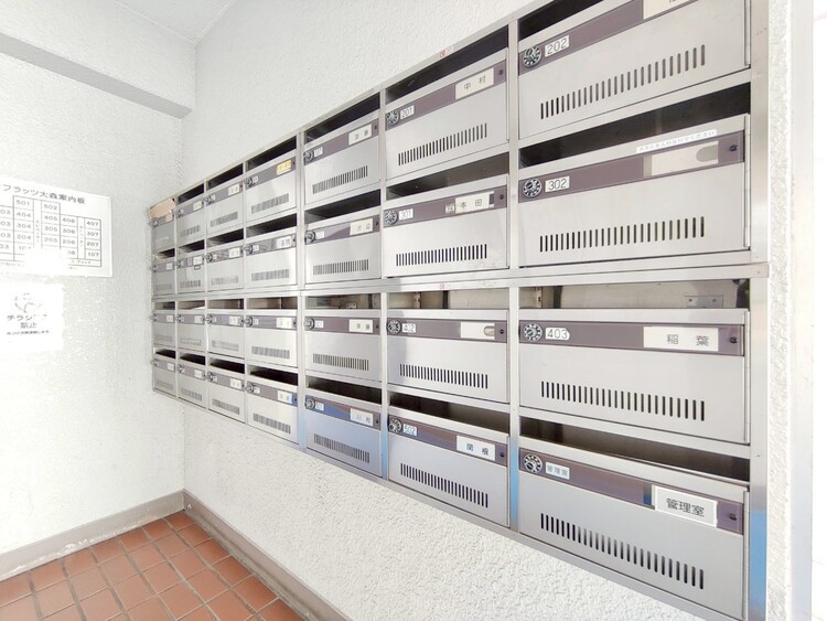 設備 郵便受けも、きちんと管理されています。