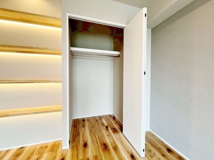 収納 居室にはクローゼットがあり、荷物もスッキリ収納して快適にお過ごしいただけます。