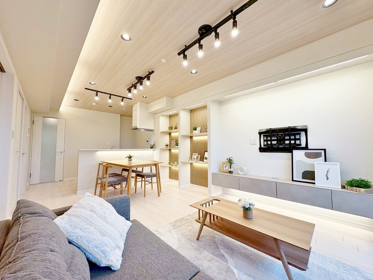 居間 ひとつひとつの空間に宿した機能性、そして美意識。