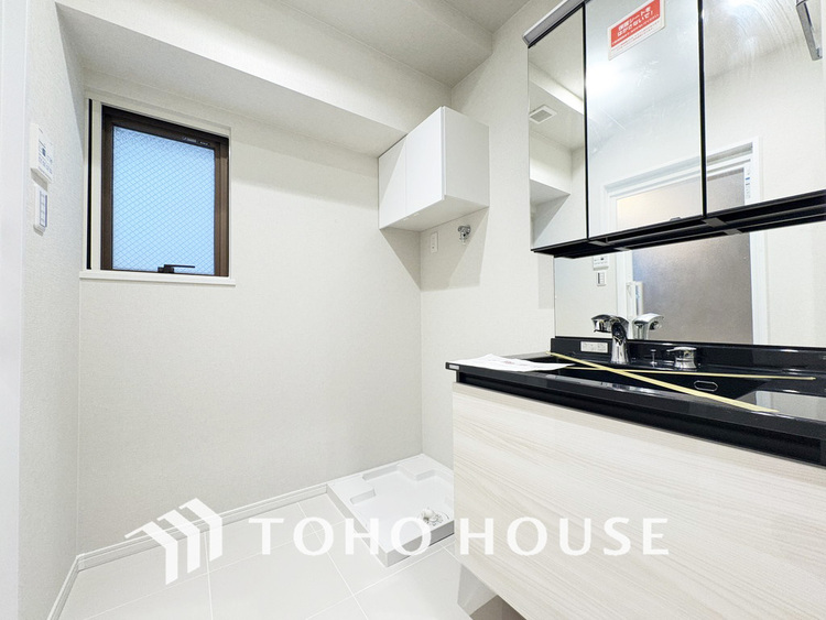 洗面 清潔感のある洗面室