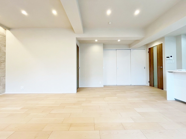 居間 豊かな居住性と、安心感を満たすクオリティが見事に調和した住空間。