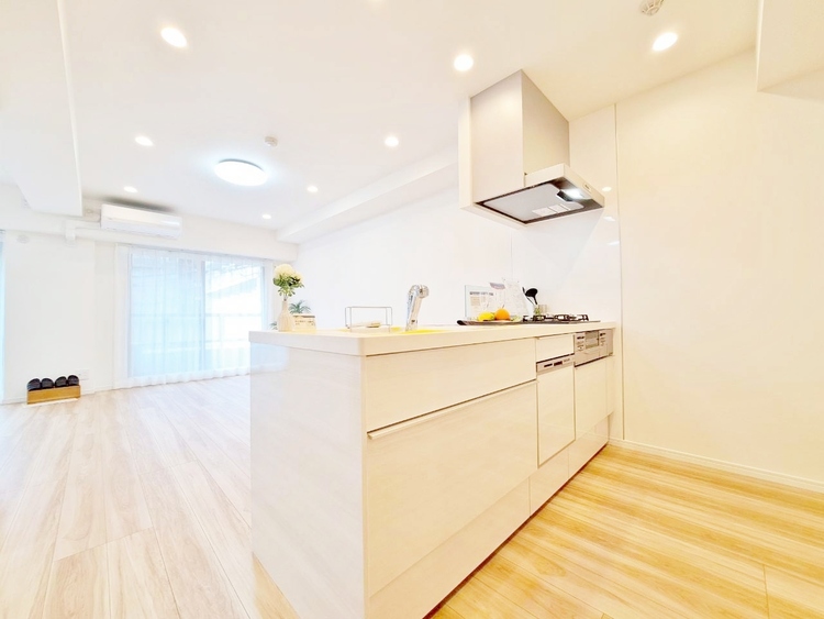 キッチン 洗練されたスタイリッシュなデザイン性と使いやすさを備えた仕様。