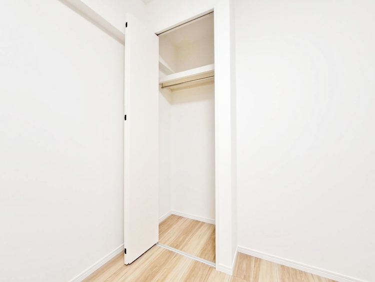 収納 居室にはクローゼットがあり、荷物もスッキリ収納して快適にお過ごしいただけます。