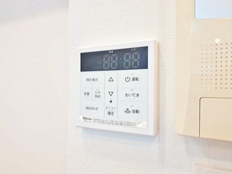 設備 見やすい画面で操作しやすい給湯パネルです。