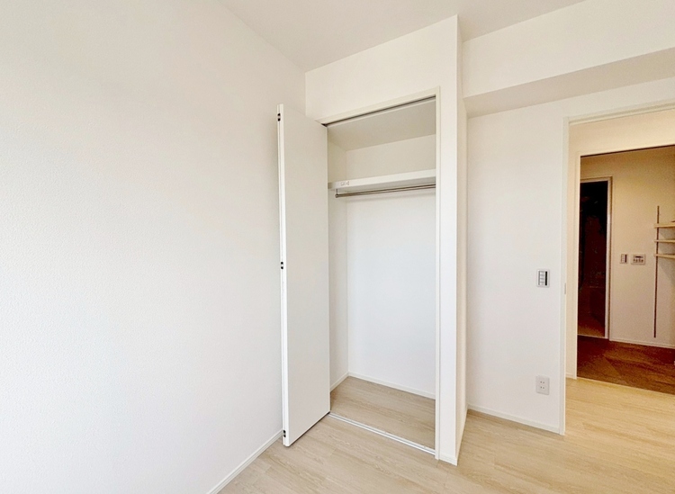 収納 居室にはクローゼットがあり、荷物もスッキリ収納して快適にお過ごしいただけます。