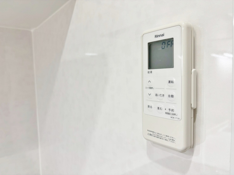 設備 見やすい画面で操作しやすい給湯パネルです。