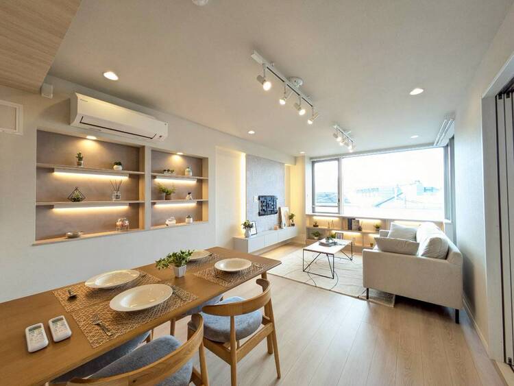 居間 ひとつひとつの空間に宿した機能性、そして美意識。