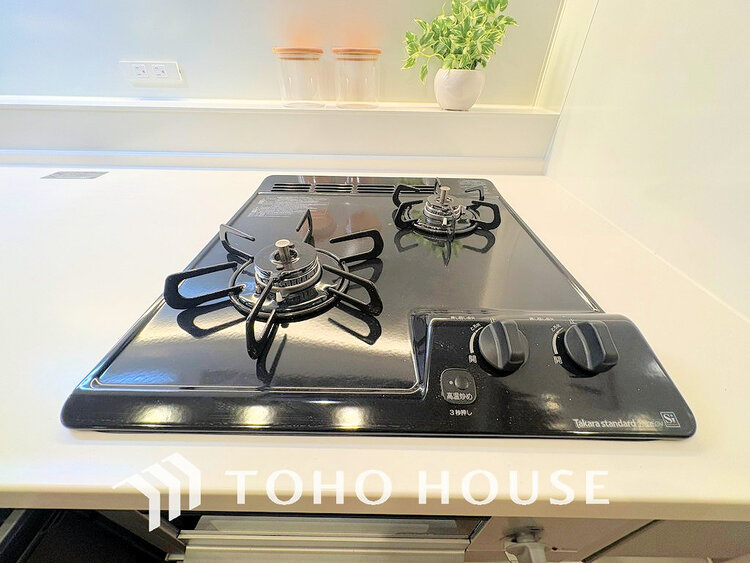 その他 3口ガスコンロでお料理のスピードもUP。効率よくお料理できますね