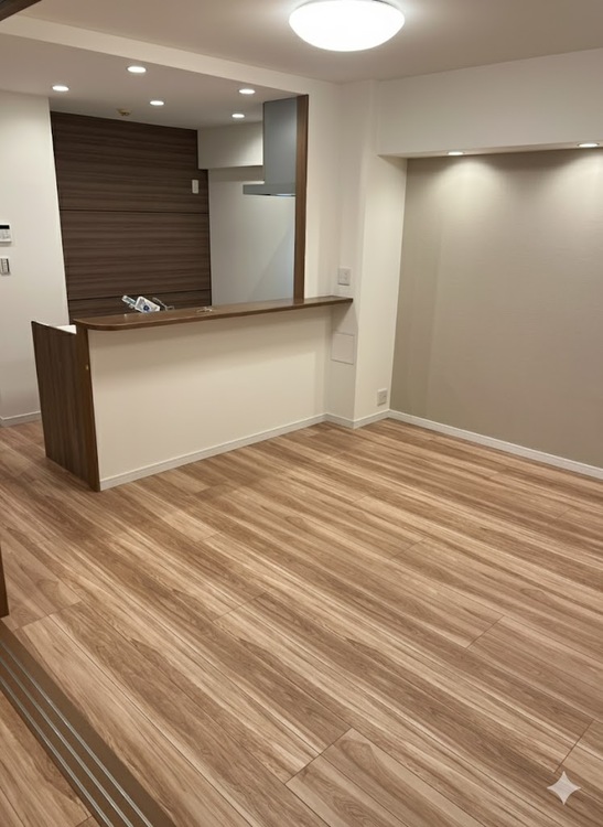 居間 忙しく過ぎゆく日常を置き去るほど、ゆったりした時間が流れるリビング。