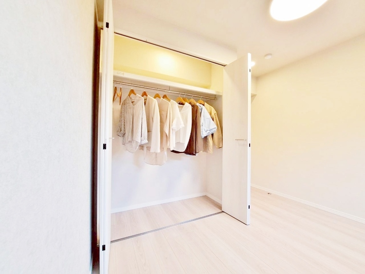 収納 居室にはクローゼットがあり、荷物もスッキリ収納して快適にお過ごしいただけます。