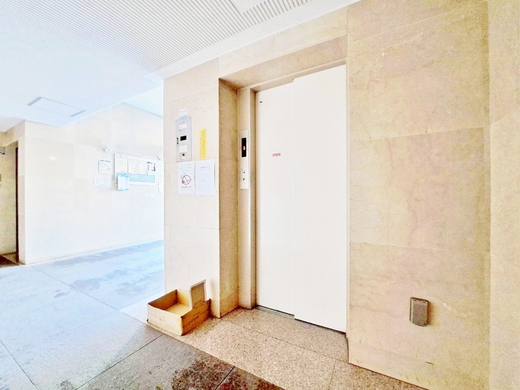 収納 エレベーターの管理も、きちんと行き届いてます。